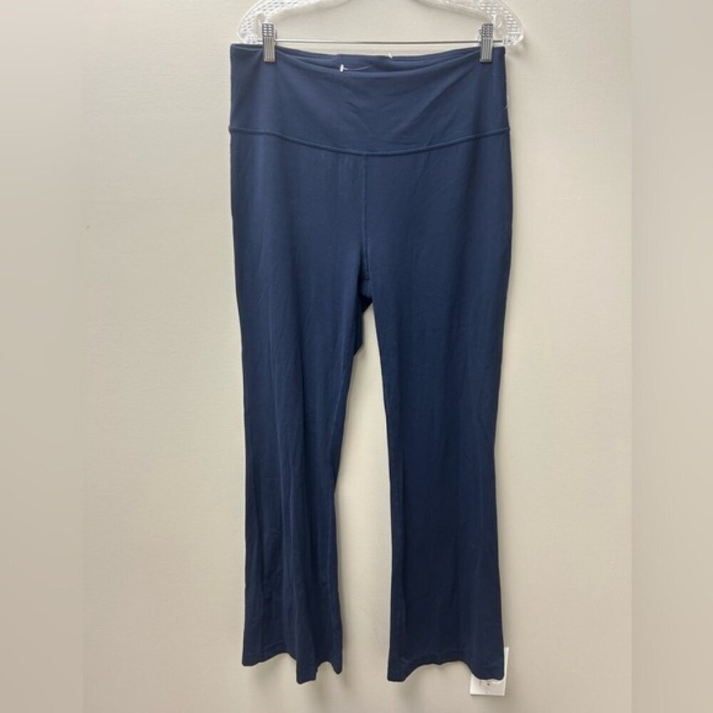 Lululemon Navy Blue Groove Nulu‎ Super-High-Rise Flared Pants